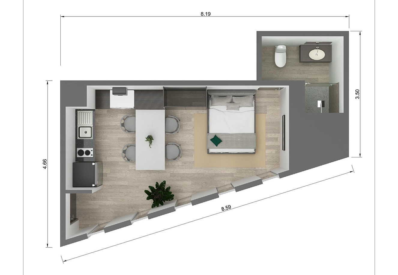 Departamento tipo Loft