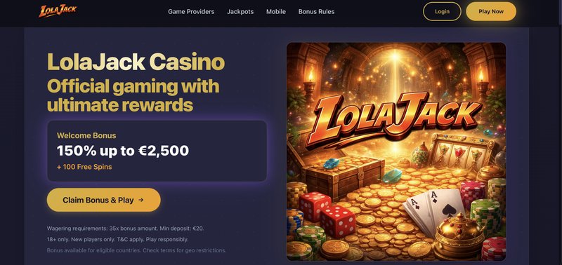 Best lolajack casino login in United Kingdom